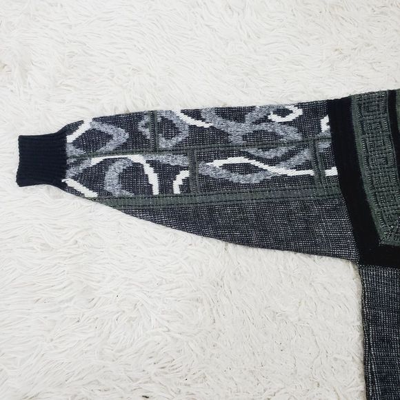 Italian Acrylic Wool Vintage knit sweater made in Italy Medium - Picture 14 of 16